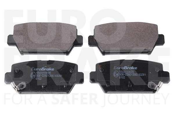 Kit de plaquettes de frein, frein à disque EUROBRAKE 5502223035