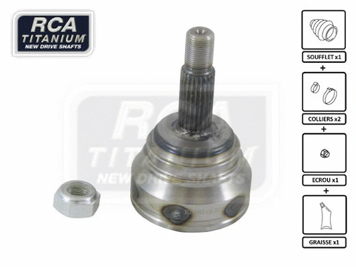 Jeu de joints, arbre de transmission RCA FRANCE AV86