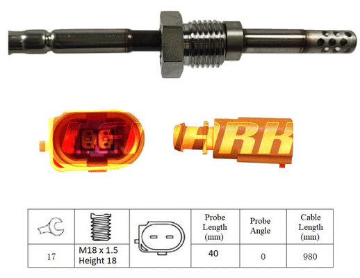 Capteur, température des gaz LEMARK LXT111