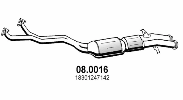 Catalyseur ASSO 08.0016