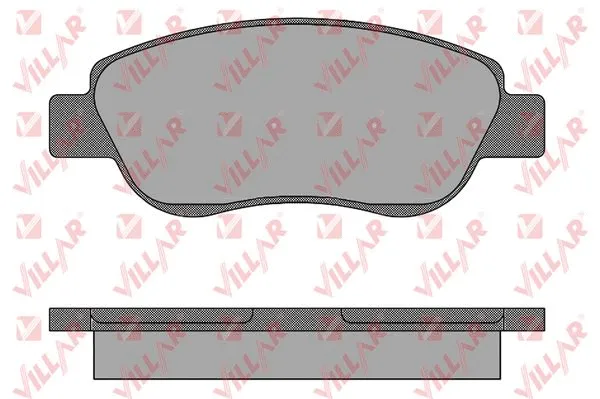 Kit de plaquettes de frein, frein à disque VILLAR 626.1491