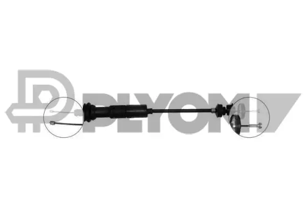 Tirette à câble, commande d'embrayage PLYOM P765705