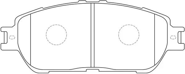 Kit de plaquettes de frein, frein à disque SB BP21480
