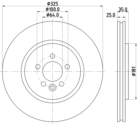 Disque de frein MINTEX MDC1682
