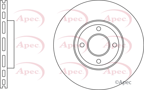 Disque de frein APEC DSK3787