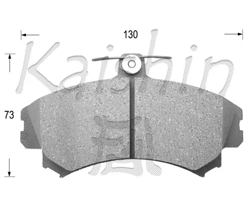 Kit de plaquettes de frein, frein à disque KAISHIN FK6090