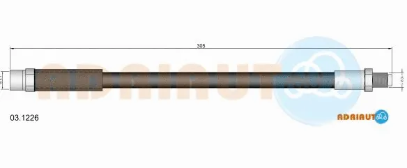 Flexible de frein ADRIAUTO 03.1226