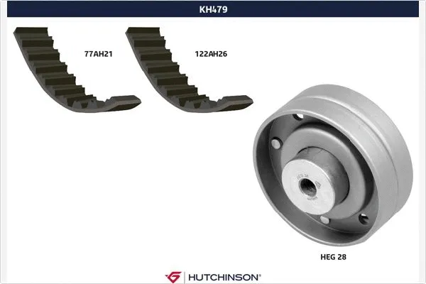 Kit de courroie crantée HUTCHINSON KH 479