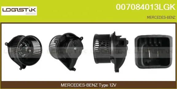 Pulseur d'air habitacle LGK 007084013LGK