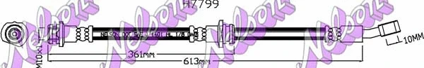 Flexible de frein KAWE H7799