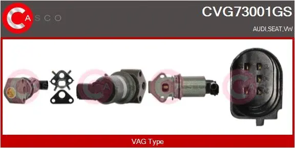 Vanne EGR CASCO CVG73001GS