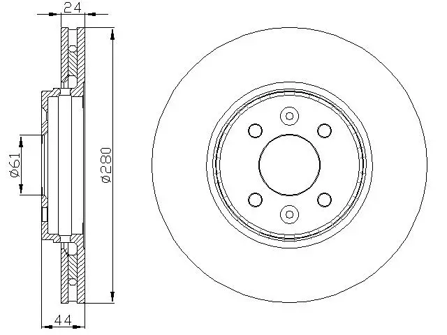 Disque de frein DEEVO BD82840