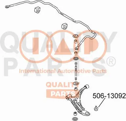 Rotule de suspension IAP QUALITY PARTS 506-13092