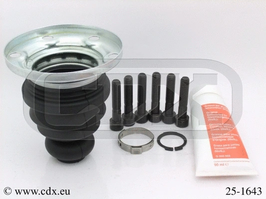 Jeu de joints-soufflets, arbre de commande CDX 25-1643