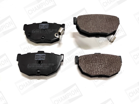 Kit de plaquettes de frein, frein à disque CHAMPION 572127CH
