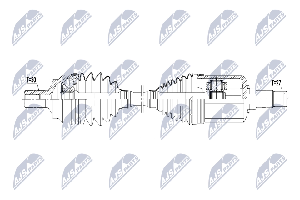 Arbre de transmission NTY NPW-ME-181