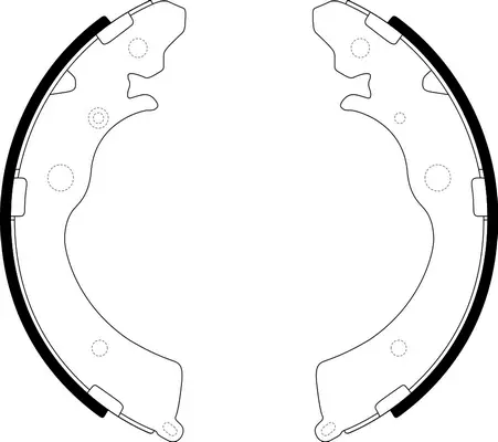Jeu de mâchoires de frein SB BS28524