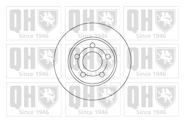 Disque de frein QUINTON HAZELL BDC3316