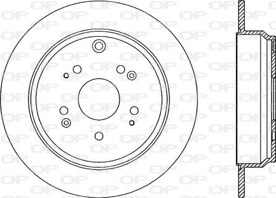 Disque de frein OPEN PARTS BDR2343.10