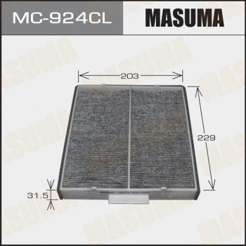 Filtre, air de l'habitacle MASUMA MC-924CL
