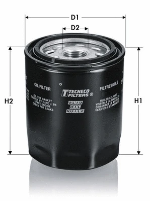 Filtre à huile TECNECO FILTERS OL943