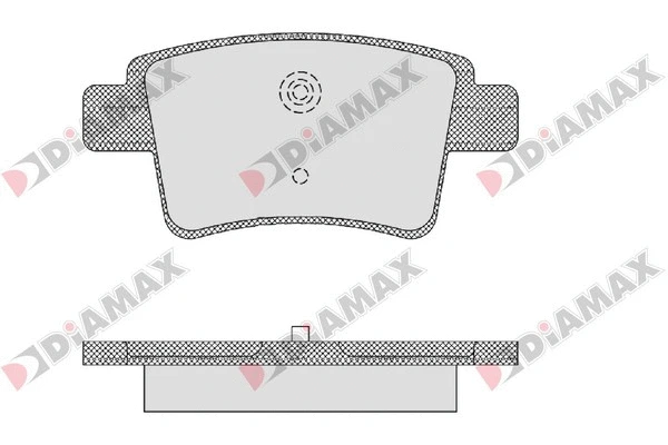 Kit de plaquettes de frein, frein à disque DIAMAX N09179
