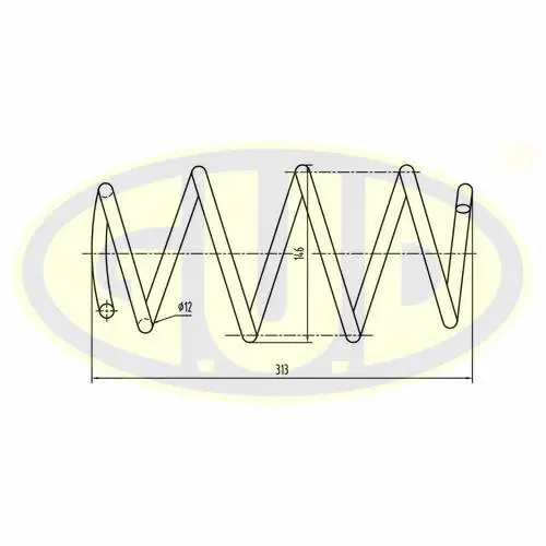 Ressort de suspension G.U.D. GCS085730