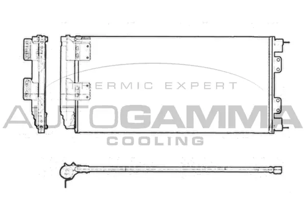 Condenseur, climatisation AUTOGAMMA 103763