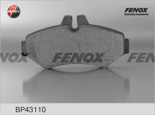 Kit de plaquettes de frein, frein à disque FENOX BP43110