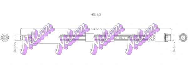 Flexible de frein KAWE H5163