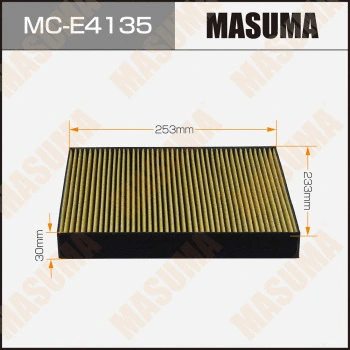 Filtre, air de l'habitacle MASUMA MC-E4135