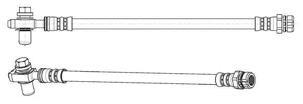 Flexible de frein CEF 512908