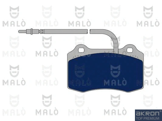 Kit de plaquettes de frein, frein à disque AKRON-MALÒ 1050664