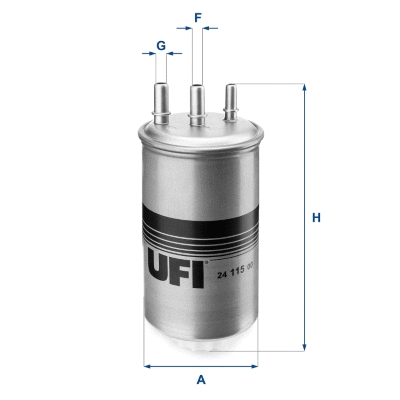 Filtre à carburant UFI 24.115.00