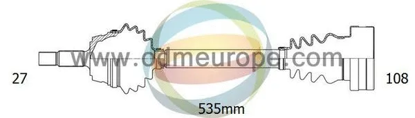 Arbre de transmission 4X4 ESTANFI EST-18-143020