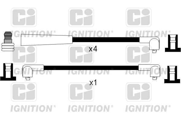 Kit de câbles d'allumage QUINTON HAZELL XC415