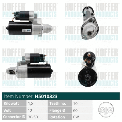 Démarreur HOFFER H5010323