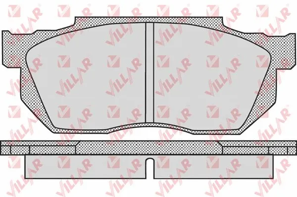 Kit de plaquettes de frein, frein à disque VILLAR 626.0919