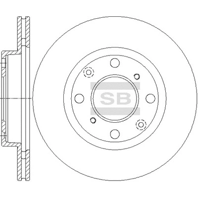 Disque de frein Hi-Q SD4131