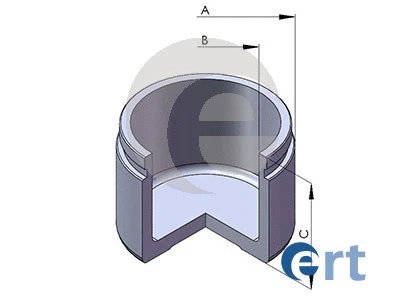 Piston, étrier de frein ERT 151587-C