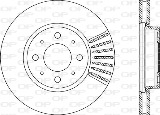 Disque de frein OPEN PARTS BDR1613.20