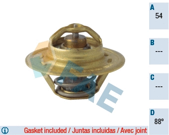 Thermostat, liquide de refroidissement FAE 5321188