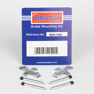 Kit d'accessoires, plaquette de frein à disque BORG & BECK BBK1090