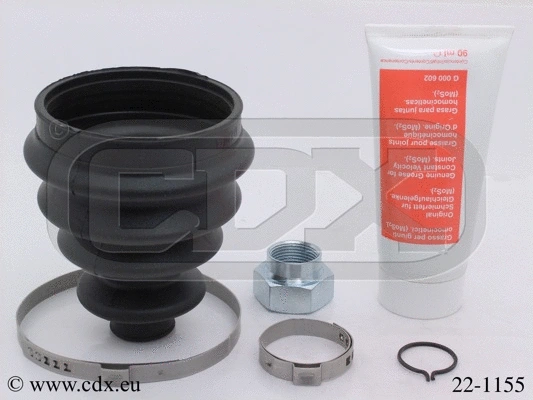 Jeu de joints-soufflets, arbre de commande CDX 22-1155