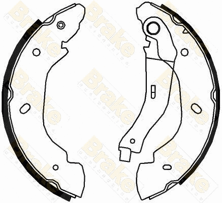 Jeu de mâchoires de frein Brake ENGINEERING SH2553