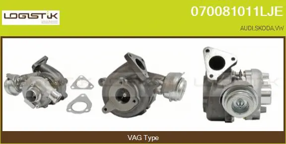 Turbocompresseur, suralimentation LGK 070081011LJE