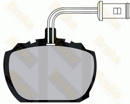 Kit de plaquettes de frein, frein à disque Brake ENGINEERING PA319