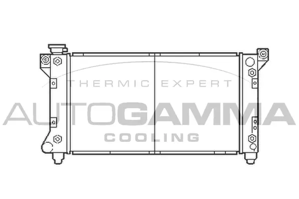 Radiateur, refroidissement du moteur AUTOGAMMA 103135