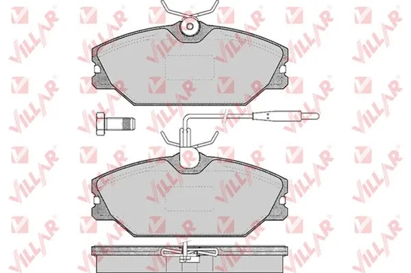 Kit de plaquettes de frein, frein à disque VILLAR 626.0445