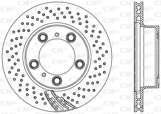 Disque de frein OPEN PARTS BDR2501.25